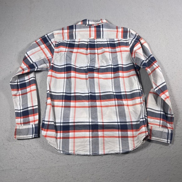 The North Face Plaid Flannel Long Sleeve Button Up Shirt Men's Size Medium - Picture 8 of 9